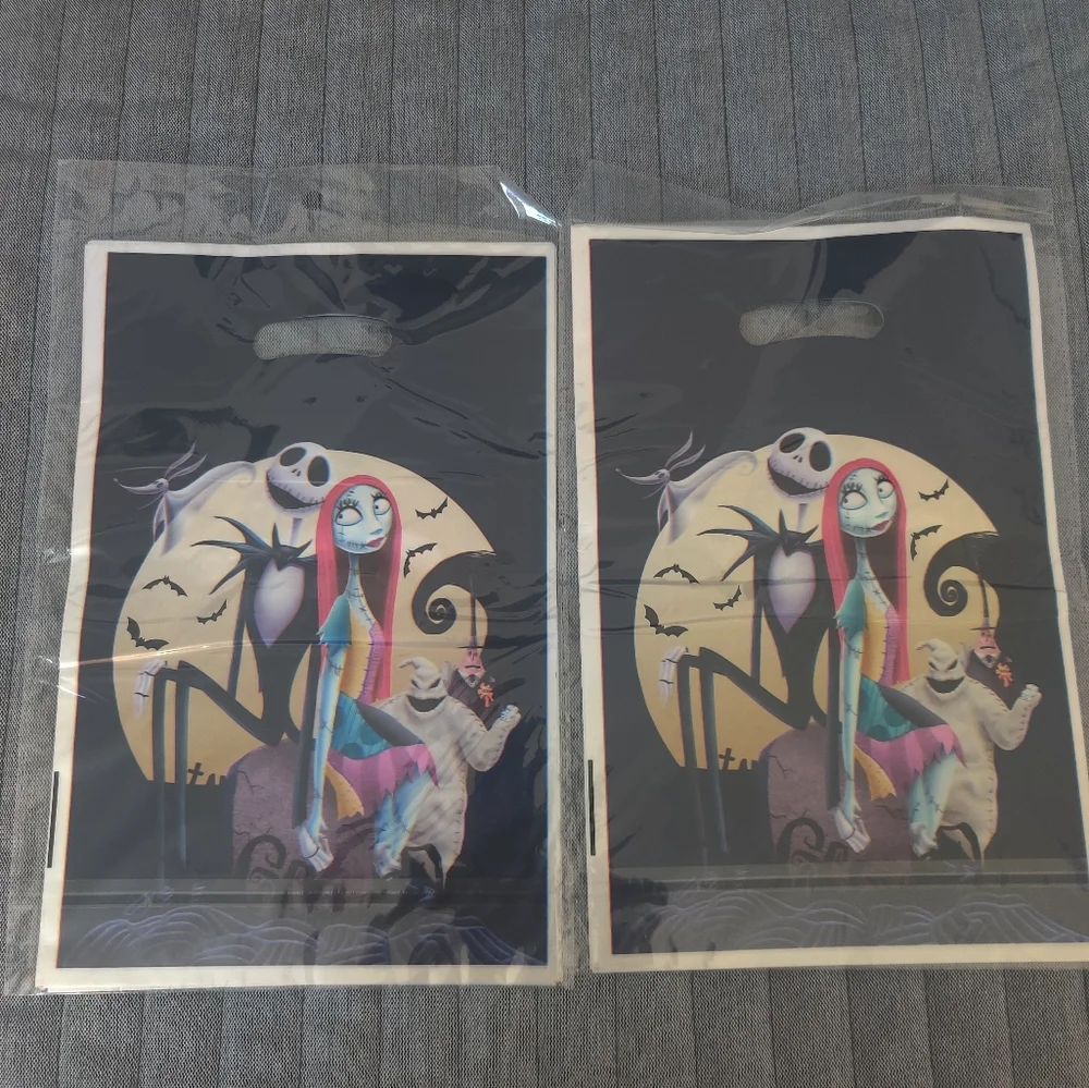 🆕 Two 10-pack Disney Nightmare before Christmas Trick or Treat Goodie Bags